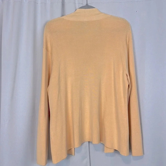 Eileen Fisher Women’s Open Front Long Sleeve Silk Blend Cardigan Size 1X - Picture 2 of 6